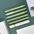 Wrapables 5 Gel Pens + 1 Highlighter Writing Set: Purple