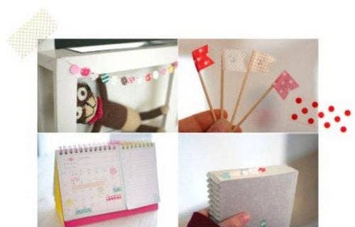Wrapables Decorative Patterns Masking Sticker Set: Basic