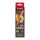BRUYNZEEL HIGHLIGHTER SET OF 2 YELLOW/ORANGE