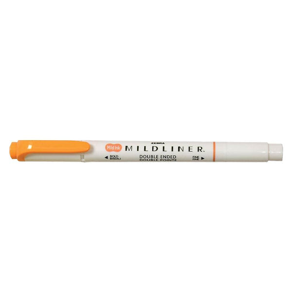 Zebra Mildliner Double-Ended Highlighters, Apricot – Nevada Fine Arts