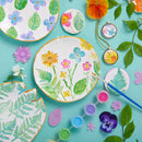 Wish Craft Flower Power Pottery Set