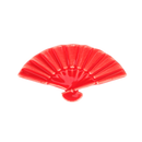 Folding Fan Chopsticks Rest 2.5"L Red (12/288)