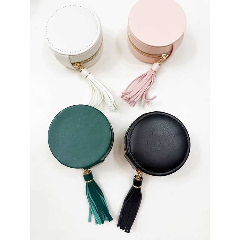 Mini PU Travel Jewelry Case: MIX COLOR / ONE(4)