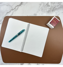 Girologio Writing Mat Repurposed Leather - Cognac