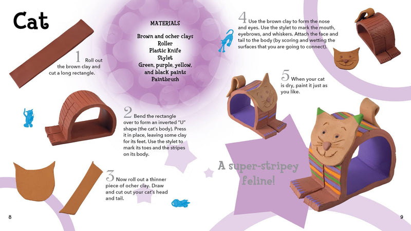 Clay: 5 Step Handicrafts for Kids