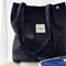 Wrapables Carry Joy Corduroy Tote Bag, Handbag: Navy