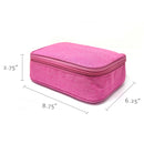 Wrapables Large Capacity 72 Slot Pencil Case for Colored Pencils, Stationery Pouch: Blue