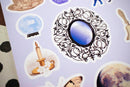 Bell, Book & Candle (Cartomancy, Grimoire, Fortune Telling) Sticker Sheet (25-018)