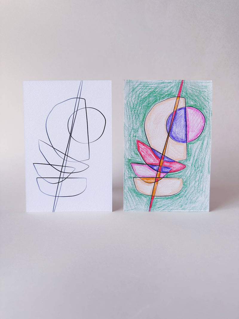 Abstract - Color Me Postcards