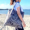 Wrapables Large & Small Allybag Reusable Grocery Bags, Set 2: (Set of 2), New York