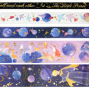 Wrapables Decorative Gold Foil Washi Tape and Sticker Set: Deer Song