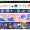 Wrapables Decorative Gold Foil Washi Tape and Sticker Set: Deer Song