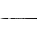 Silver Brush Black Velvet Round