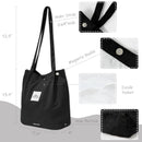 Wrapables Carry Joy Corduroy Tote Bag, Handbag: Navy