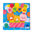Kyowa 6" Square Origami Paper Sheets 16 Colors 80pc Pack