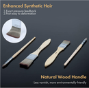 ARTIFY 24 pcs Enhanced Synthetic Brush Set, Expert Series: Black