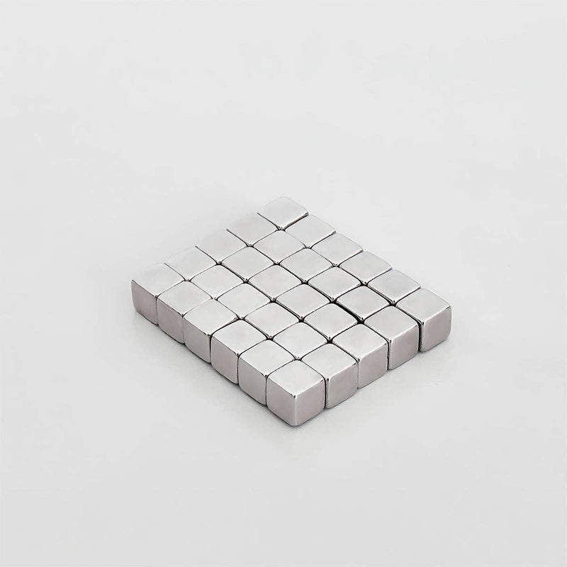 Wrapables Cube Neodymium Magnets, Strong Magnets: Set of 12 (Large)