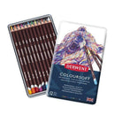 Derwent Coloursoft Pencil Set - Set of 12, Tin Box, Assorted Colors