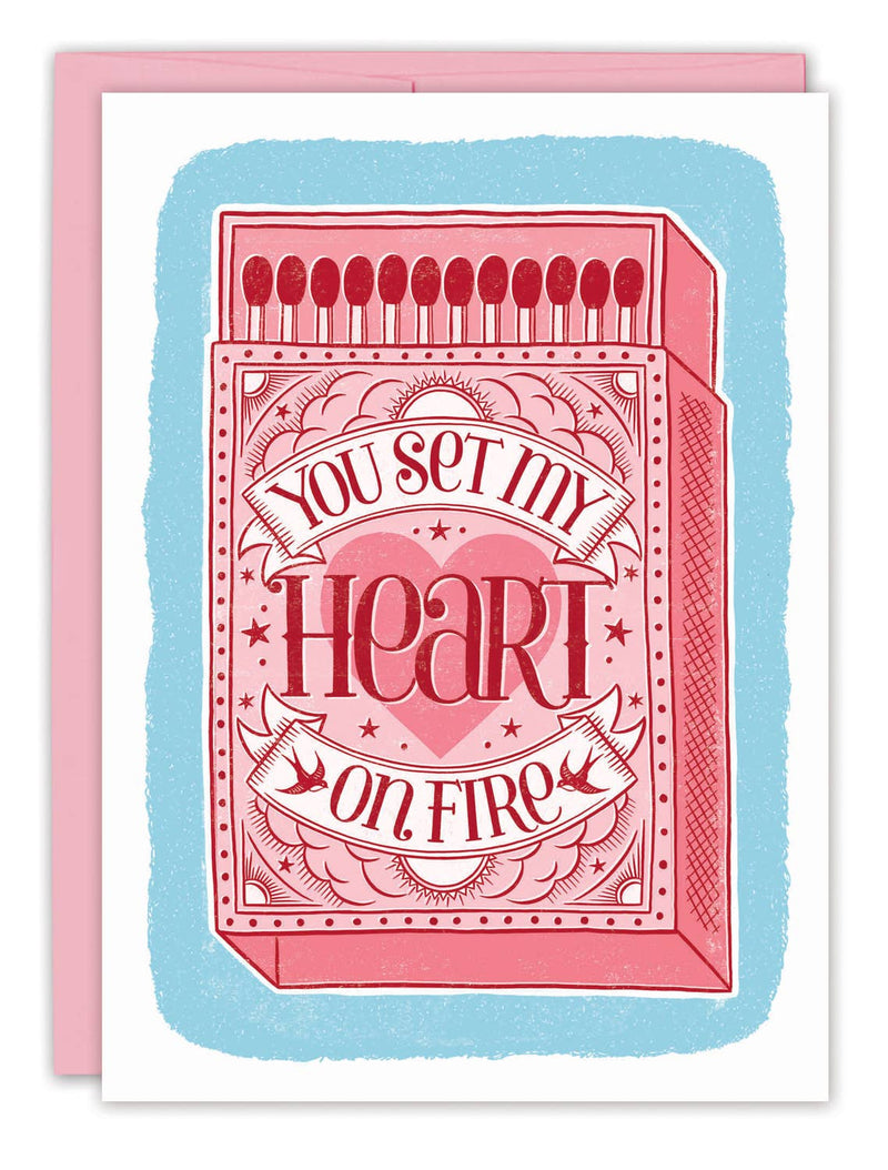 Matches Valentine's Day Card