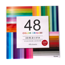 Kyowa 6" Square Origami Paper Sheets 48 Colors 48pc Pack