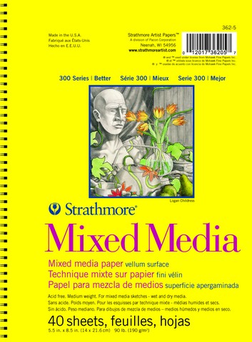 Strathmore  300 Series Mixed Media Paper Pad