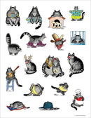 B. Kliban: CatStickers Sticker Book