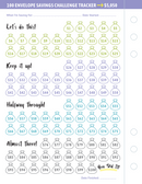 My 100 Envelope Savings Challenge Binder