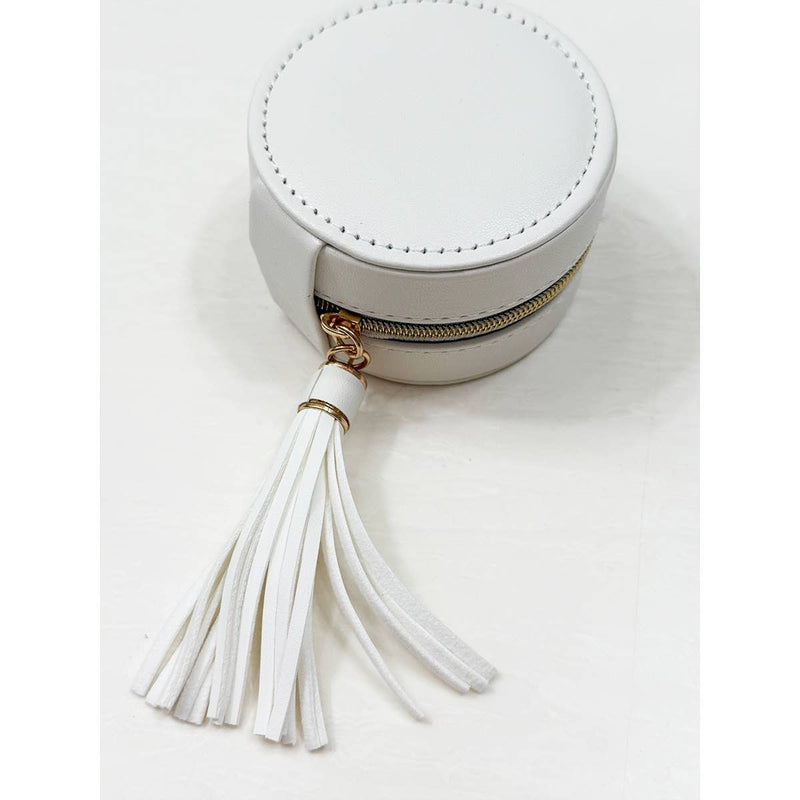 Mini PU Travel Jewelry Case: MIX COLOR / ONE(4)