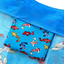 Wrapables Large & Small Allybag Reusable Grocery Bags, Set 2: (Set of 2), Koi Fish