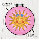Bucilla ® Stamped Embroidery Kit - Dreamy Sun 6"