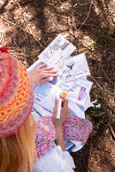 Color Your Own Nevada State Postcard