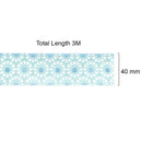 Wrapables Decorative Adhesive Scenic Pattern Hollow Sticker Tape: 60mm x 3M / Birds & Flowers