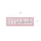 Wrapables 3" x 1" Small Business Thank You Stickers Roll: Blush (120 stickers)