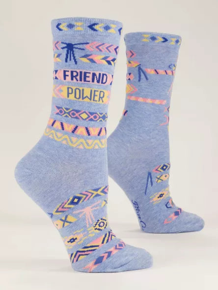 Blue Q Women's Socks Friend Power