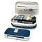Wrapables Large Capacity Pencil Case Expandable Pencil Pouch: Navy