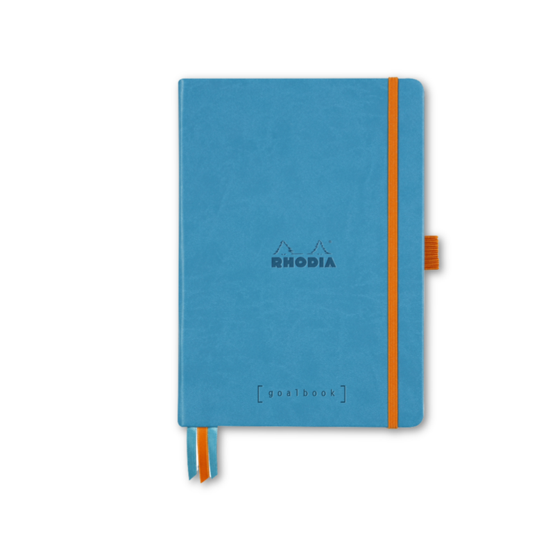 Rhodia Hardcover Goalbook Dot Bullet Journal - Ivory Paper: TANGERINE