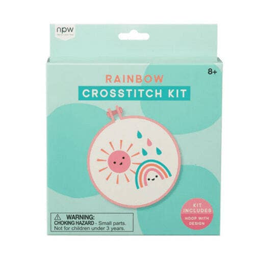 DIY Cross Stitch Kit -  Rainbow