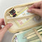 Wrapables Large Capacity Pencil Case Expandable Pencil Pouch: Navy