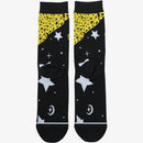 Galactic Socks: Black / Yellow / One size