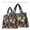 Wrapables Large & Small Foldable Tote Nylon Reusable Grocery Bags, Set of 2: Doggy Sushi