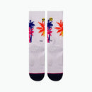 Re:Lax Sunset Palms Socks: White / One size