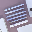 Wrapables 5 Gel Pens + 1 Highlighter Writing Set: Purple
