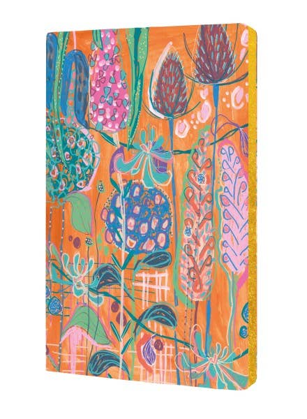 Lucy Innes Williams: Orange Hydrangeas Soft Touch Journal