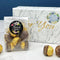 Wrapables 1.5" / 2" Thank You Stickers Roll: Pink & Gold 1.5 inch