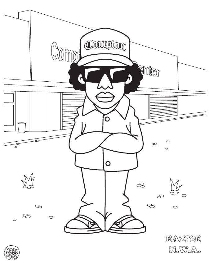 Hip Hop Coloring Book: West Coast Edition