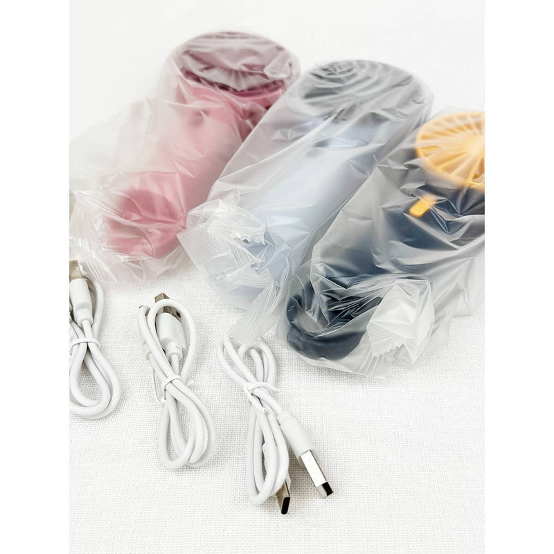 Portable Hand Fan with Pull out Stand: MIX COLOR / ONE(12)