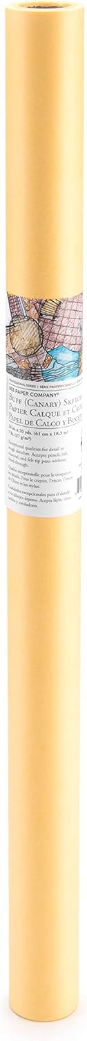 Bee Paper Canary Sketch and Trace Roll, 18-Inch by 20-Yards