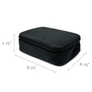 Wrapables Large Capacity 72 Slot Pencil Case for Colored Pencils, Stationery Pouch: Blue