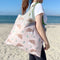 Wrapables Large & Small Allybag Reusable Grocery Bags, Set 2: (Set of 2), Koi Fish