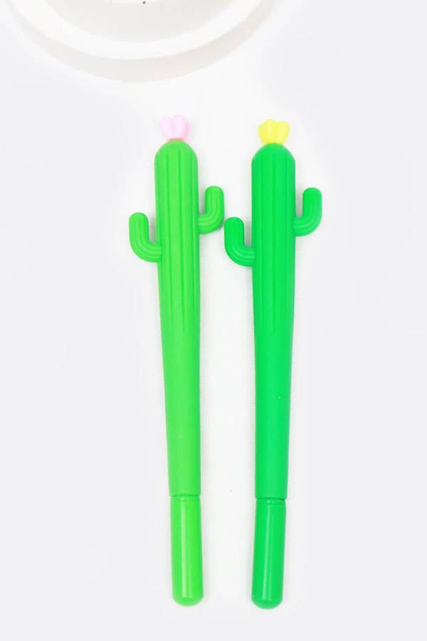 Cactus Gel Pen: MIX COLOR / ONE